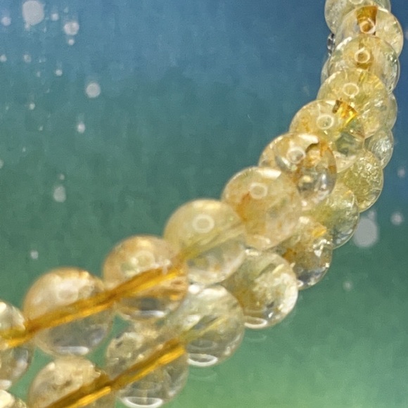 Gorgeous Citrine Crystal Bracelet 10mm - Picture 6 of 6